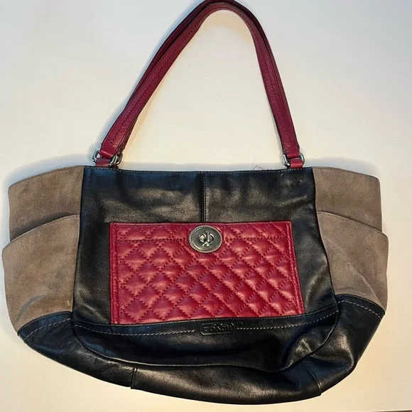Coach carrie tote shop